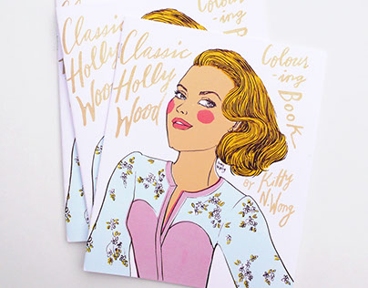 Classic Hollywood Colouring Book