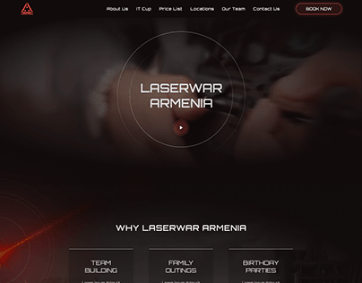 LaserWar Armenia Website