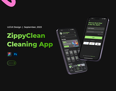 On demand cleaning app