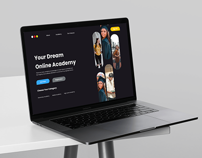 Online Academy | Landing Page | UX/UI | Website Design