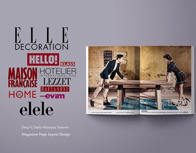 Dergi Sayfa Tasarım / Magazine Page Layout Design