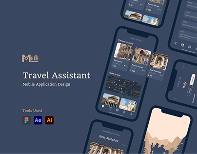 Project thumbnail - Meili | Travel Mobile App UI/UX Design