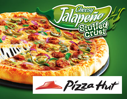 Pizza Hut Cheesy Jalapeno Social Media Posts