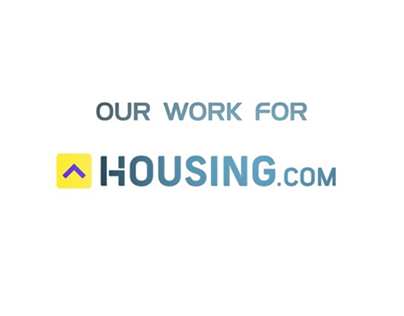 Our work for Housing.com