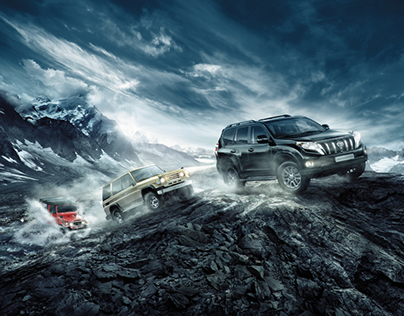 Print campaign for Toyota Land Cruiser