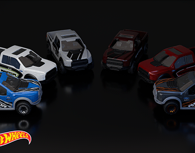 Project thumbnail - 17 Ford F-150 Raptor Hot Wheels Castings