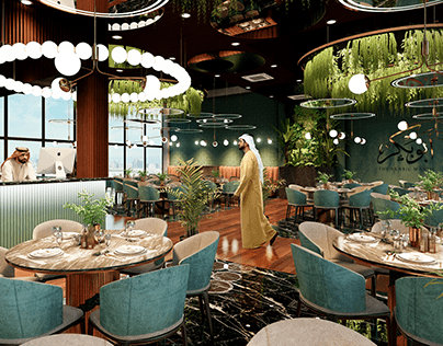Abu Bakar Restaurant Interior Design - UAE