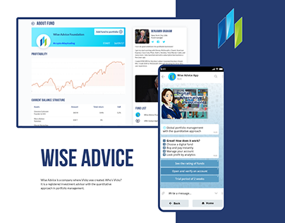 Wise Advice - Digital consulting UI/UX Design