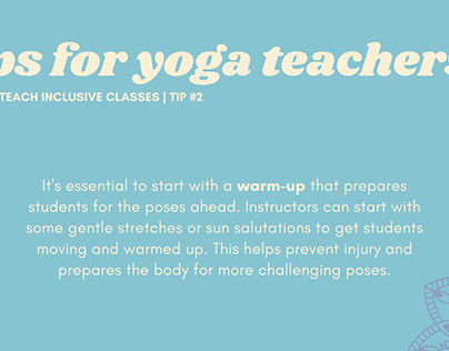 Tips For Yoga Teachers #2