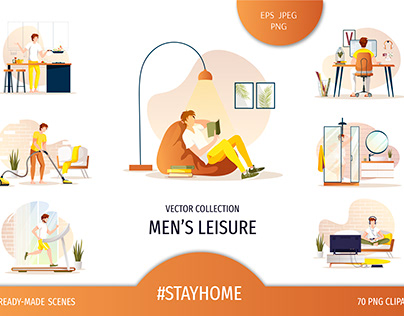 Men's Leisure - vector collection