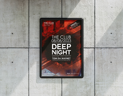 20 in 1 Deep Night Club Party Event A3 Poster
