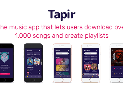 Tapir Music App Project