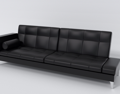 A nice couch made with blender