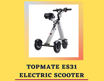 TopMate ES31 Electric Mini Tricycle.