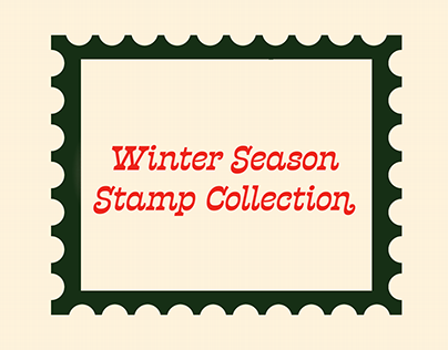 Winter Season Stamp Collection