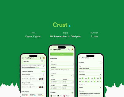 Crust Task management application