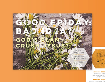 Good Friday 2015 • Invitation Card