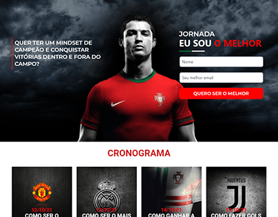 Project thumbnail - Landing Page - Eu Sou o Melhor - Cristiano Ronaldo