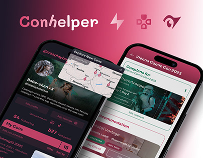 Conhelper — UI/UX Design & Concept