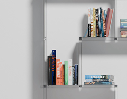 GHOST - Trasparent bookcase