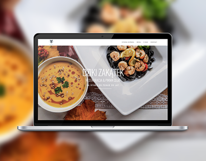 Restauracja Dziki Zakątek - Website design