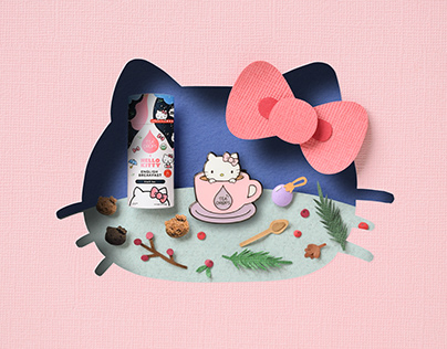 Hello Kitty x Tea Drops | stop motion animation