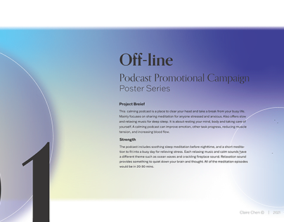 Off-line Podcast Poster Series