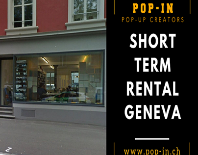 Short Term Rental Geneva - POP-IN