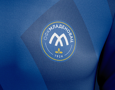 Football club "OFK Mladenovac" logo