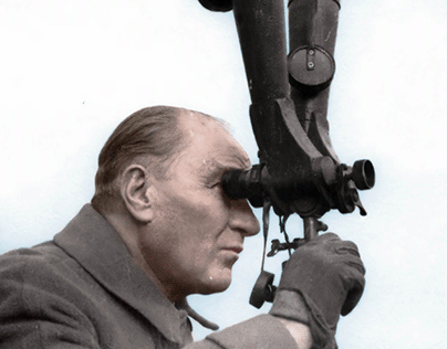 Colorizaton: Mustafa Kemal Atatürk
