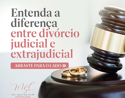 Diferença divórcio judicial e extrajudicial