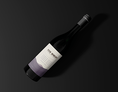Package design : Wine Label - Row Winery