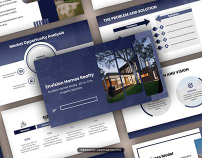 Envision Homes Realty Pitch Deck Design