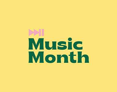 October is Music Month - Brand Identity Design