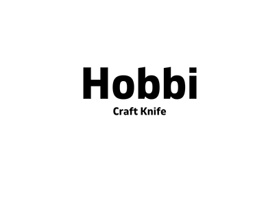 Hobbi Craft Knife Product Design