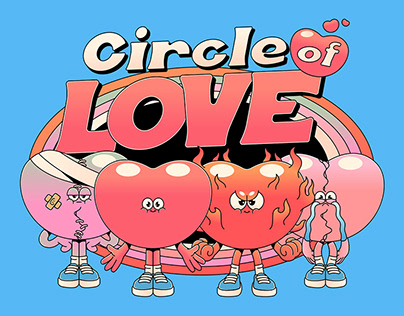 Circle of love Character Design