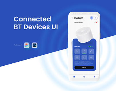 Bluetooth Connected Devices UI