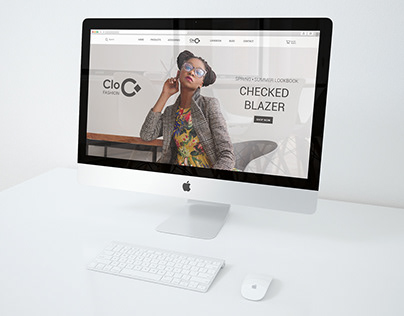 Clo Fashion website design