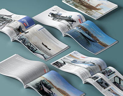 Project thumbnail - Aluma boats catalog design