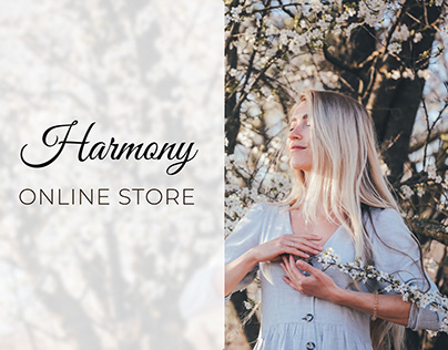 Harmony online store website design