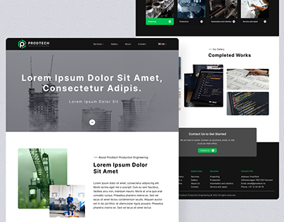 Website Design (Prodtech Engineering Company)