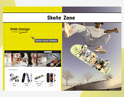 SkateZone UI/Web Design