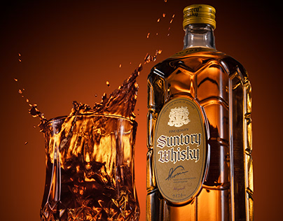 제품 광고 사진, Suntory Whisky, 2023.10