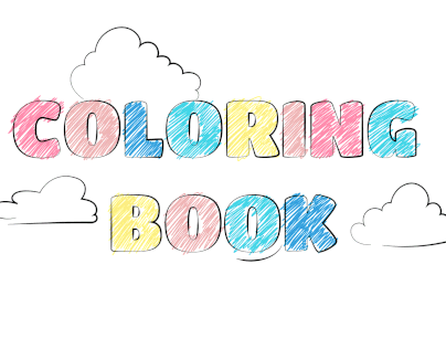 Illustrations for a children's coloring book