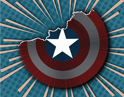 Captain America Shield #Avengers # Illustration