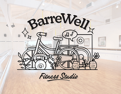Barrewell Fitness Studio Merch Design