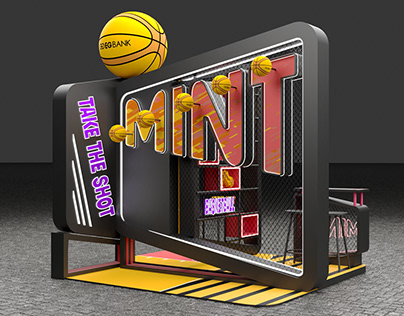 MINT by EGY Bank & Redbull Halfcourt - Booth Design
