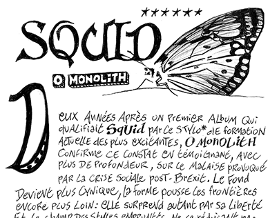 #VisioChronique hebdo n°126 : Squid - O Monolith.