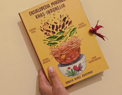 Pop Up Indonesia Food Illustration