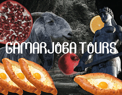 Landing Page for Gamarjoba Tours